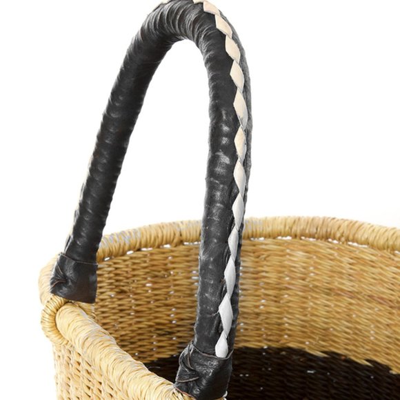 Color Block Bolga Shopper - Blackberry - Picture 3 of 3